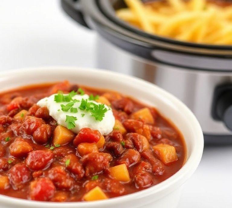 2 Quart Slow Cooker Chili Recipe (Guide)