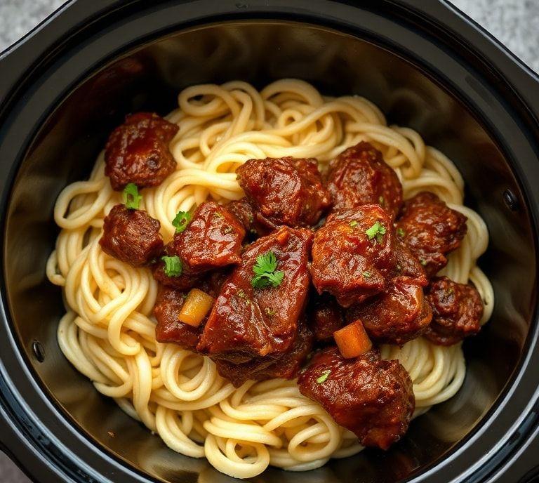 barbecue beef slow cooker recipe