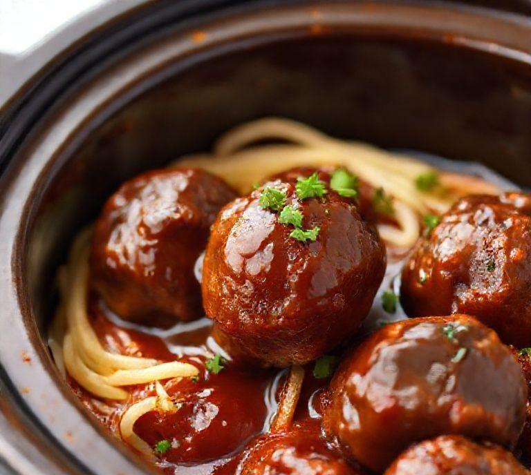 Barbecue Meatball Slow Cooker Recipe (Guide)