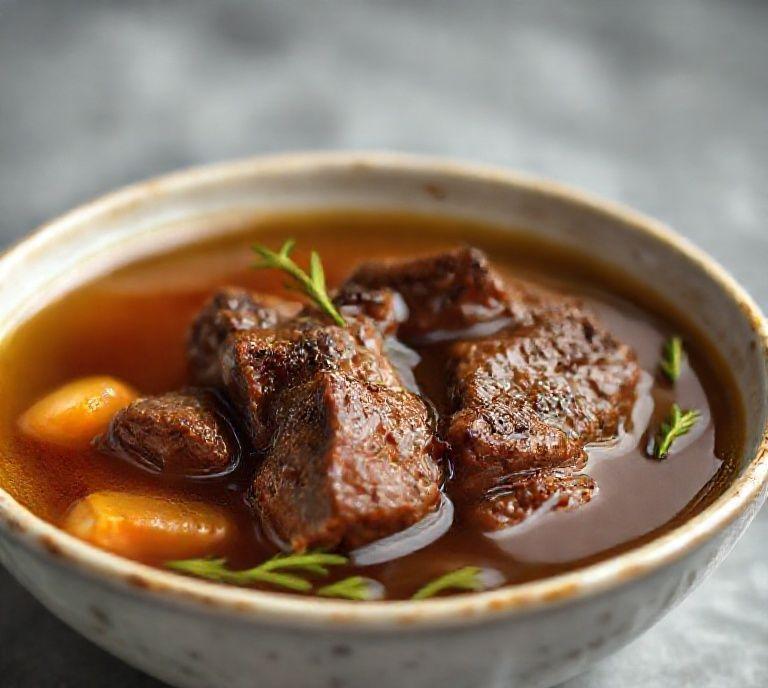 Beef Bone Broth Slow Cooker Recipe (Guide)