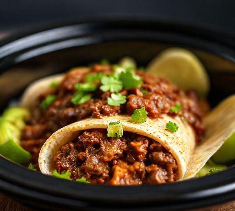 Beef Burrito Slow Cooker Recipe (Guide)