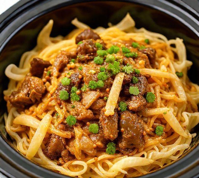 Beef Chow Mein With Cabbage Slow Cooker Recipe (Guide)