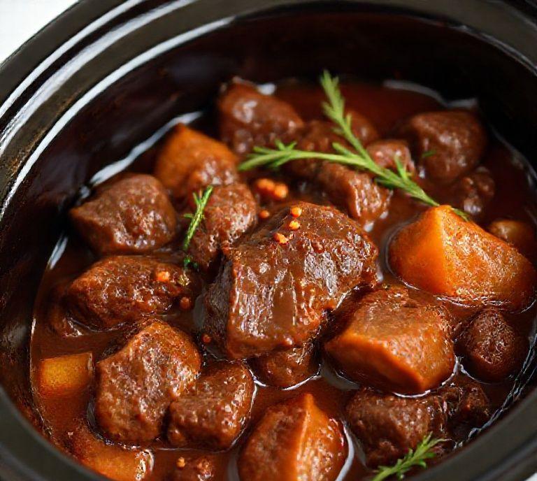 Beef Stew Red Wine Slow Cooker Recipe (Guide)