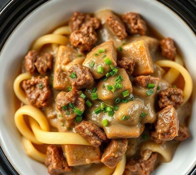 Beef Stroganoff Slow Cooker Ground Beef Recipe (Guide)