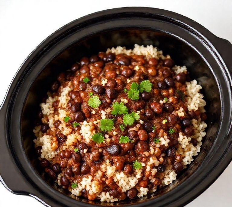Black Beans And Rice Slow Cooker Recipe (Guide)