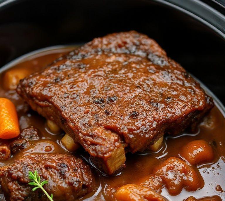 Bone-in Beef Short Ribs Slow Cooker Recipe (Guide)
