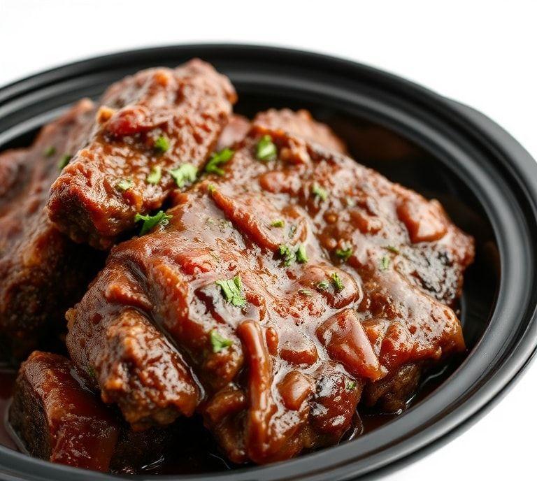 Braised Beef Ribs Slow Cooker Recipe (Guide)