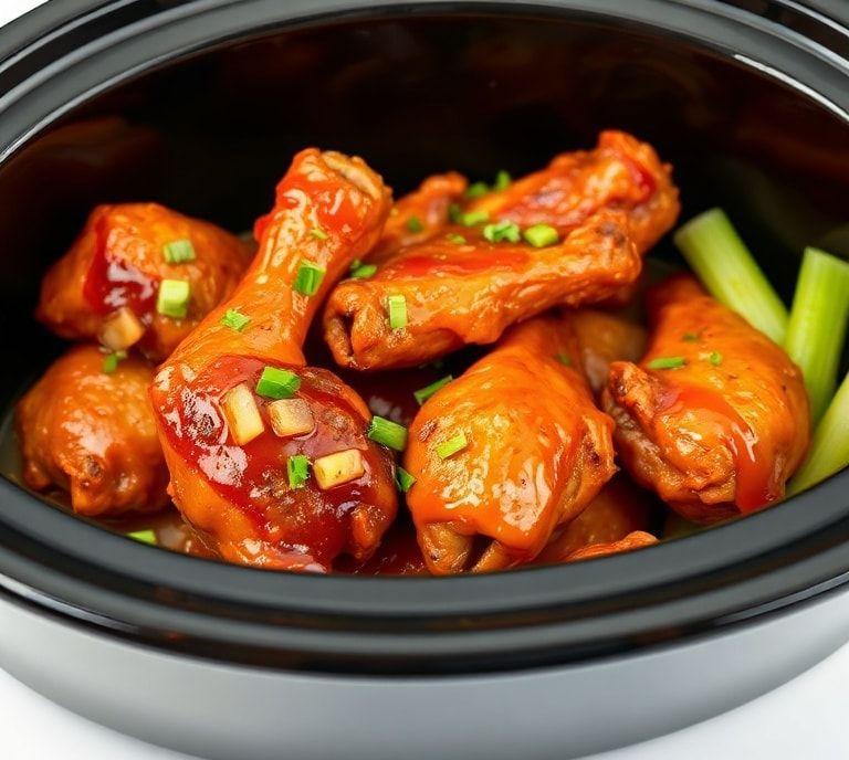 Buffalo Chicken Wings Slow Cooker Recipe (Guide)