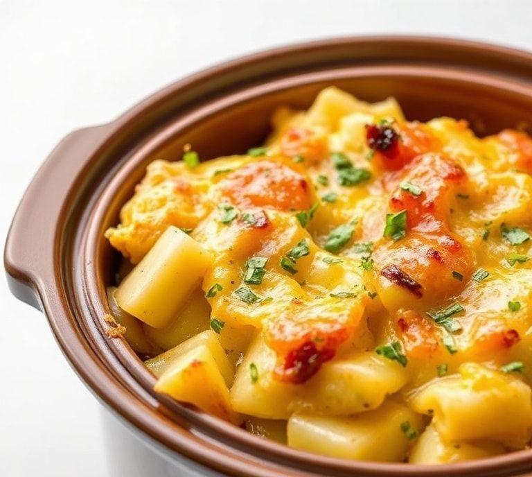 Cheesy Scalloped Potatoes Slow Cooker Recipe (Guide)