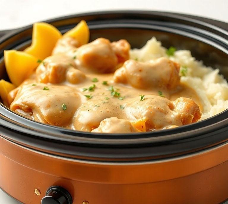 Chicken And Dressing Slow Cooker Recipe (Guide)