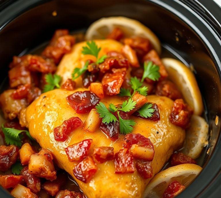 Chicken Bacon Slow Cooker Recipe (Guide)