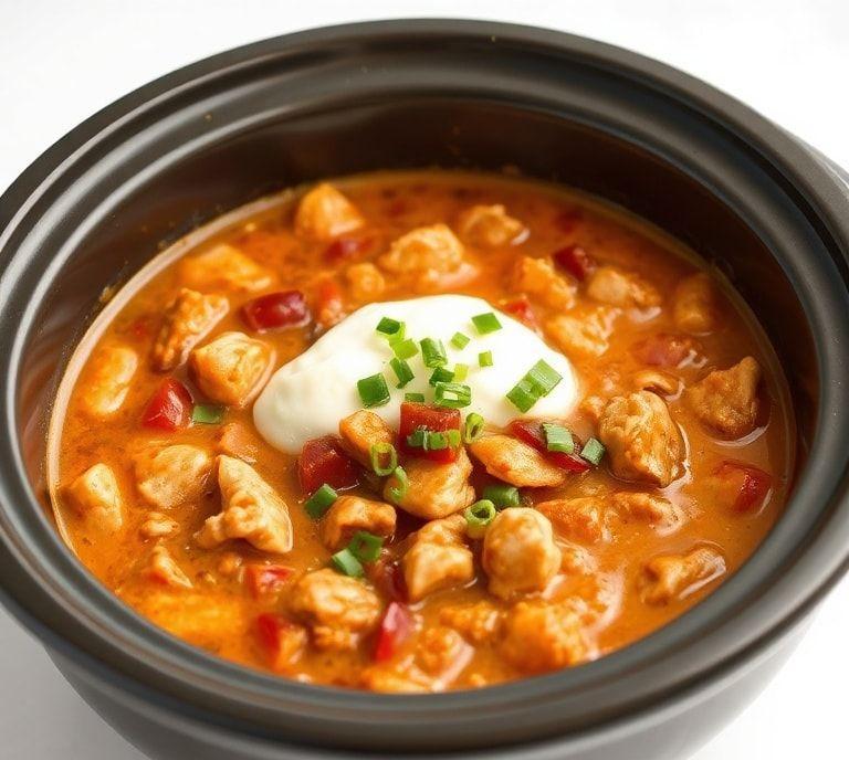 Chicken Chili Slow Cooker Cream Cheese Recipe (Guide)