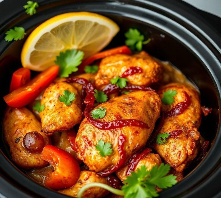 chicken fajitas slow cooker recipe