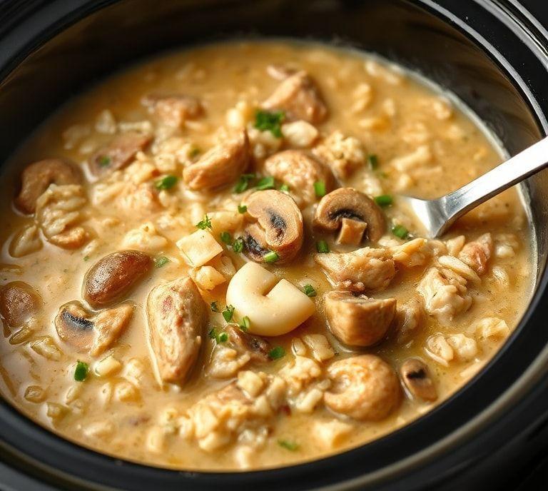 Chicken Rice And Mushroom Soup Slow Cooker Recipe (Guide)