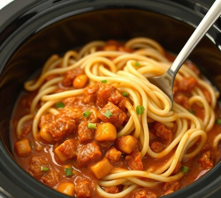 Chili With Noodles Slow Cooker Recipe (Guide)