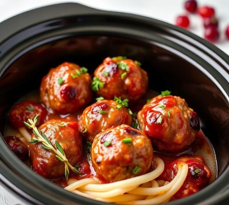 Cranberry Meatball Slow Cooker Recipe (Guide)