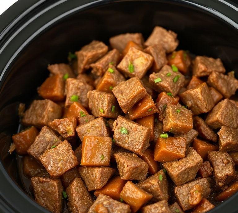 Diced Beef Slow Cooker Recipe (Guide)