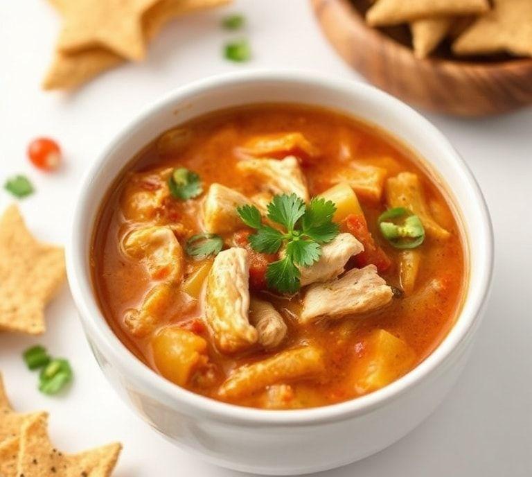 Easy Chicken Tortilla Soup Slow Cooker Recipe (Guide)