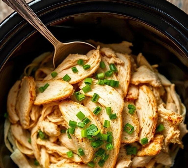 easy pulled chicken slow cooker recipe