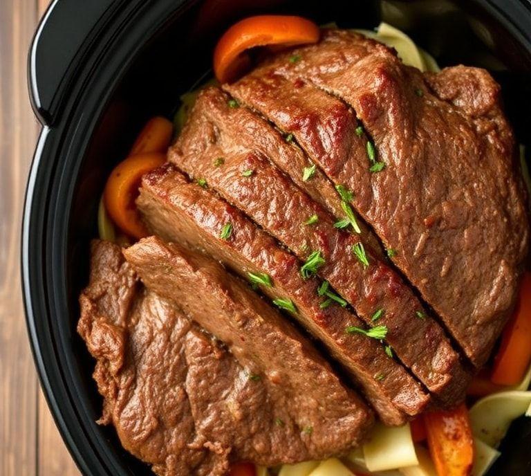 Easy Slow Cooker Beef Roast Recipe (Guide)