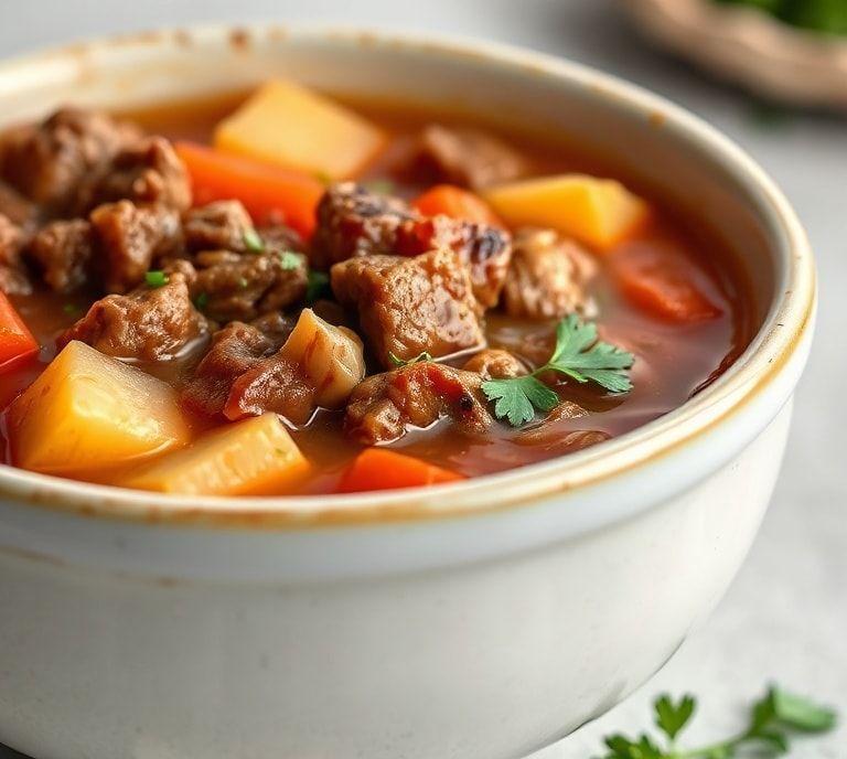Easy Slow Cooker Vegetable Beef Soup Recipe (Guide)