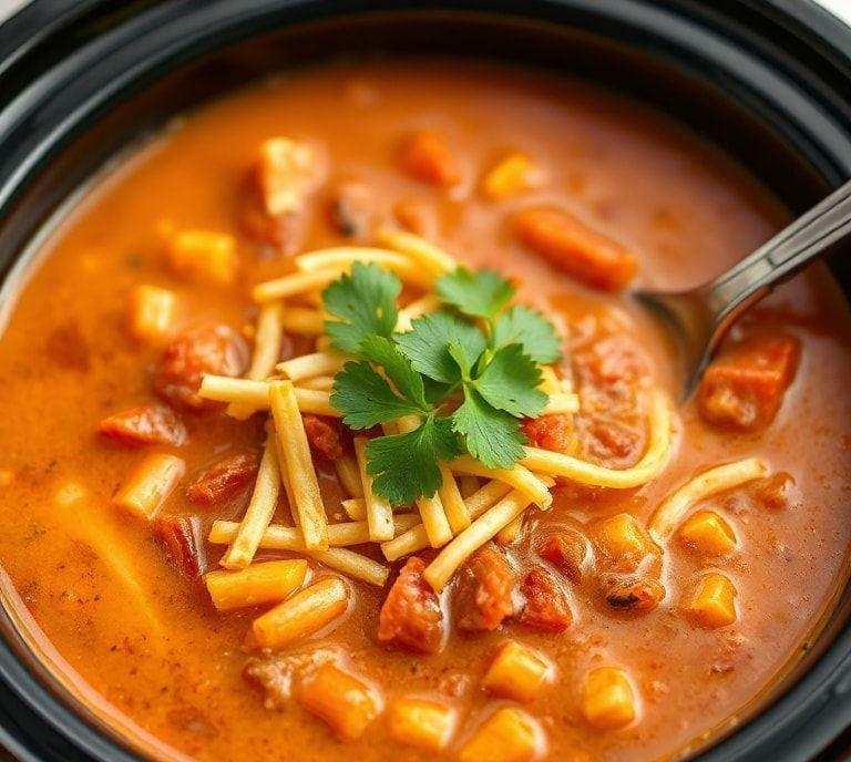 Easy Tortilla Soup Slow Cooker Recipe (Guide)