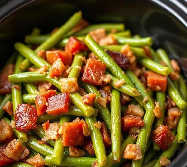 Green Beans With Bacon Slow Cooker Recipe (Guide)