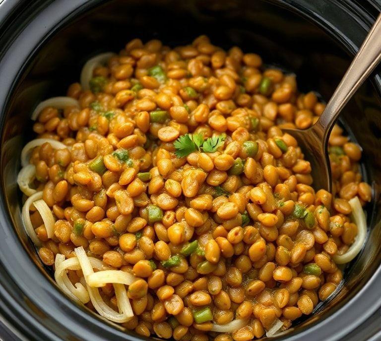 Green Lentil Slow Cooker Recipe (Guide)