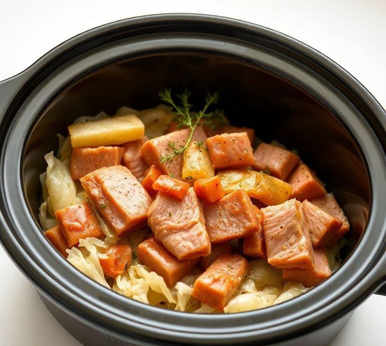 Ham And Cabbage Slow Cooker Recipe (Guide)