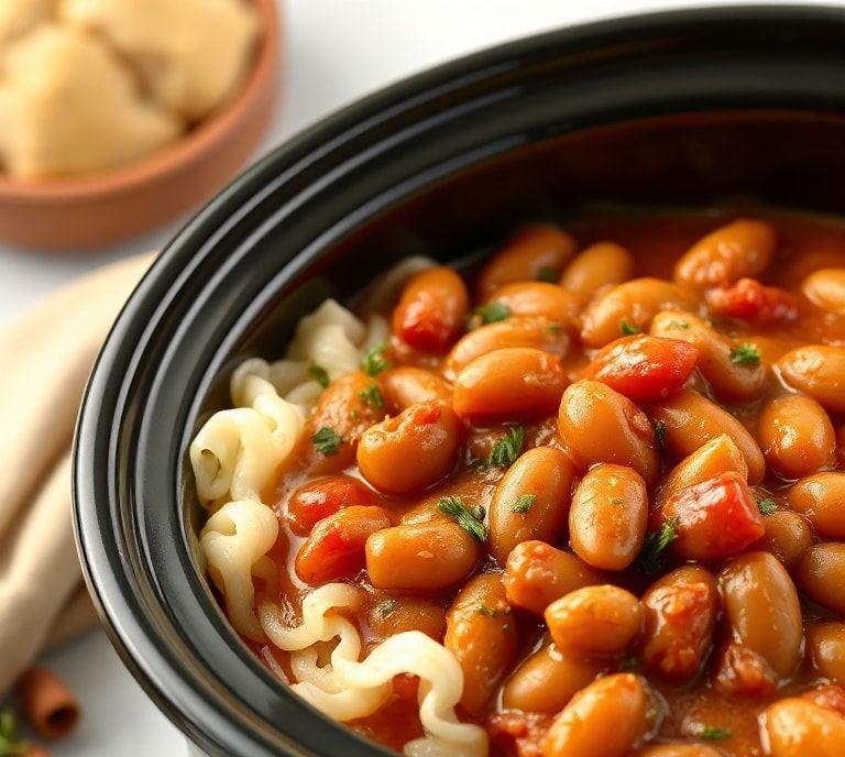 Homemade Pork And Beans Slow Cooker Recipe (Guide)
