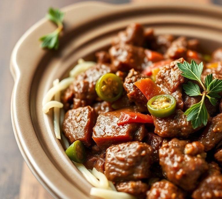 Italian Beef Slow Cooker Pepperoncini Recipe (Guide)