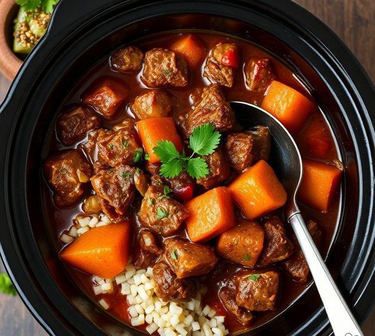Jamaican Beef Stew Slow Cooker Recipe (Guide)