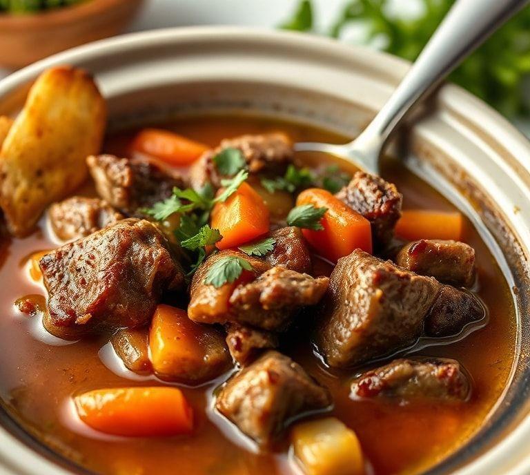 Leftover Steak Soup Slow Cooker Recipe (Guide)