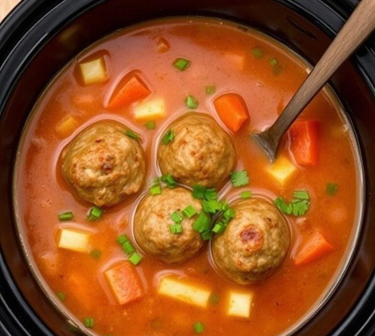 Meatball Soup Slow Cooker Recipe (Guide)