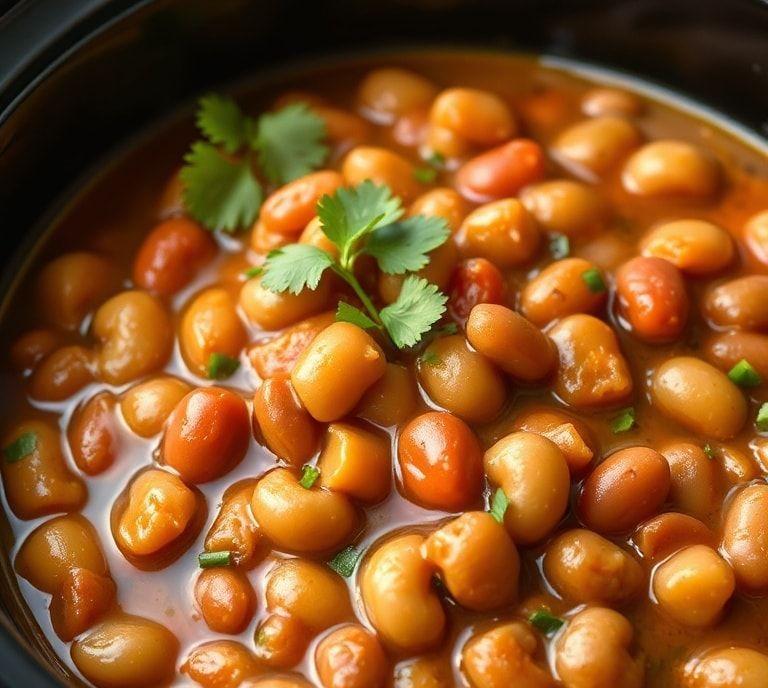Mexican Pinto Beans Slow Cooker Recipe (Guide)