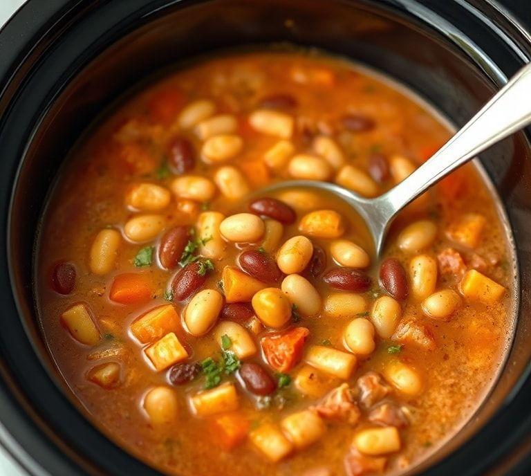 Mixed Bean Soup Slow Cooker Recipe (Guide)
