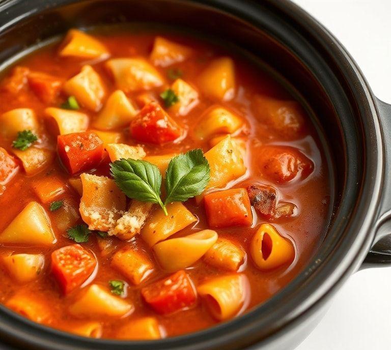 Pasta Fagioli Soup Slow Cooker Recipe (Guide)