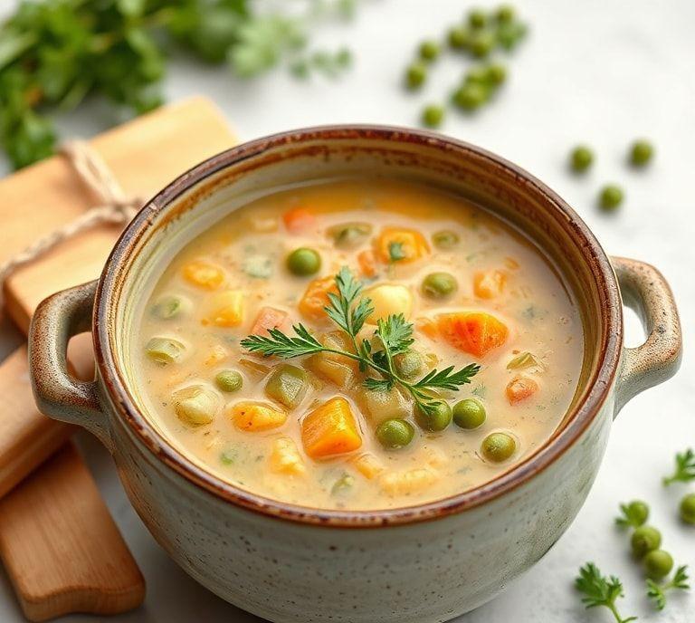 pea soup slow cooker recipe