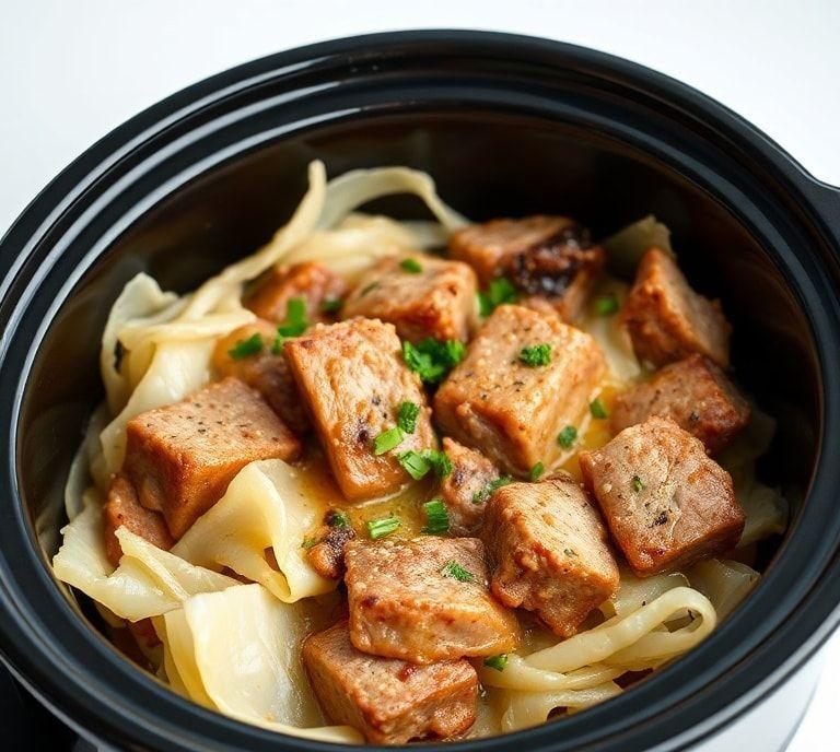 Pork And Cabbage Slow Cooker Recipe (Guide)