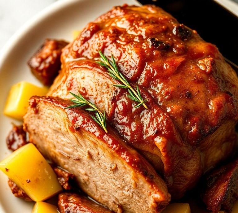 Pork Roast With Pineapple Slow Cooker Recipe (Guide)