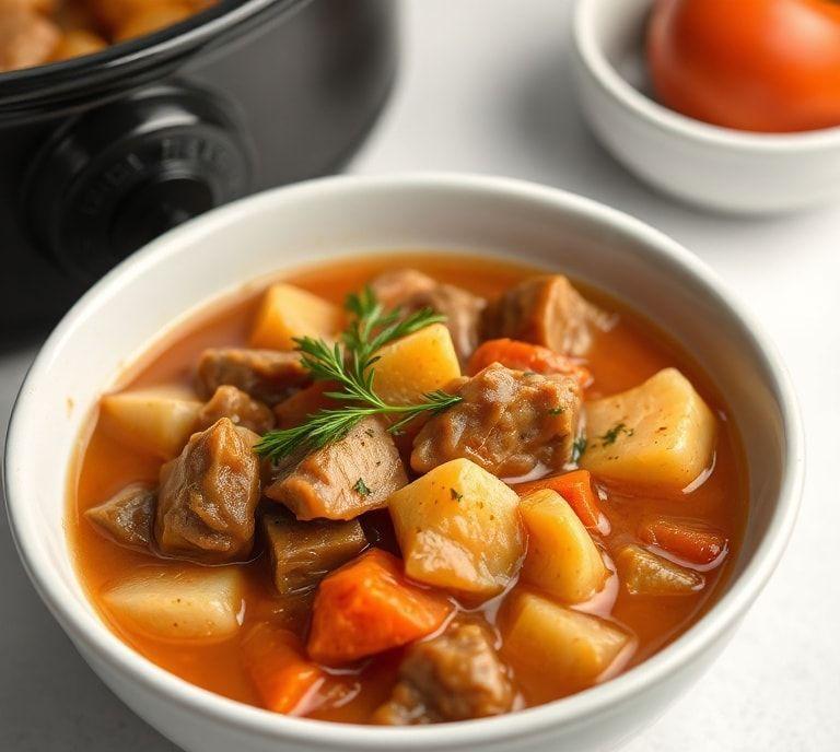 Pork Stew Slow Cooker Recipe (Guide)