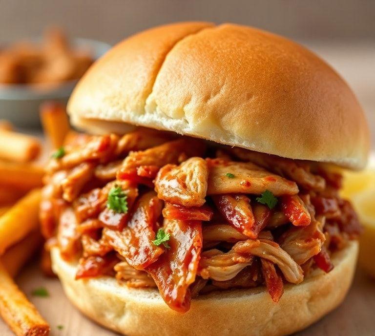 Pulled BBQ Chicken Sandwich Slow Cooker Recipe (Guide)