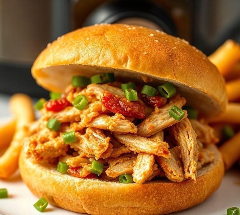 pulled chicken sandwich slow cooker recipe