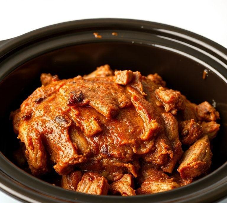 pulled pork slow cooker without bbq sauce recipe