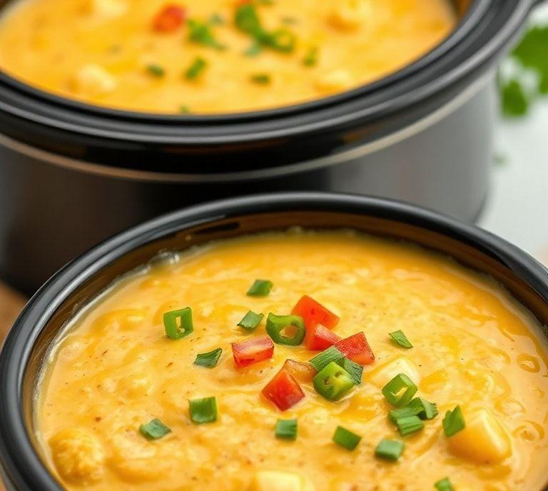 queso dip slow cooker recipe