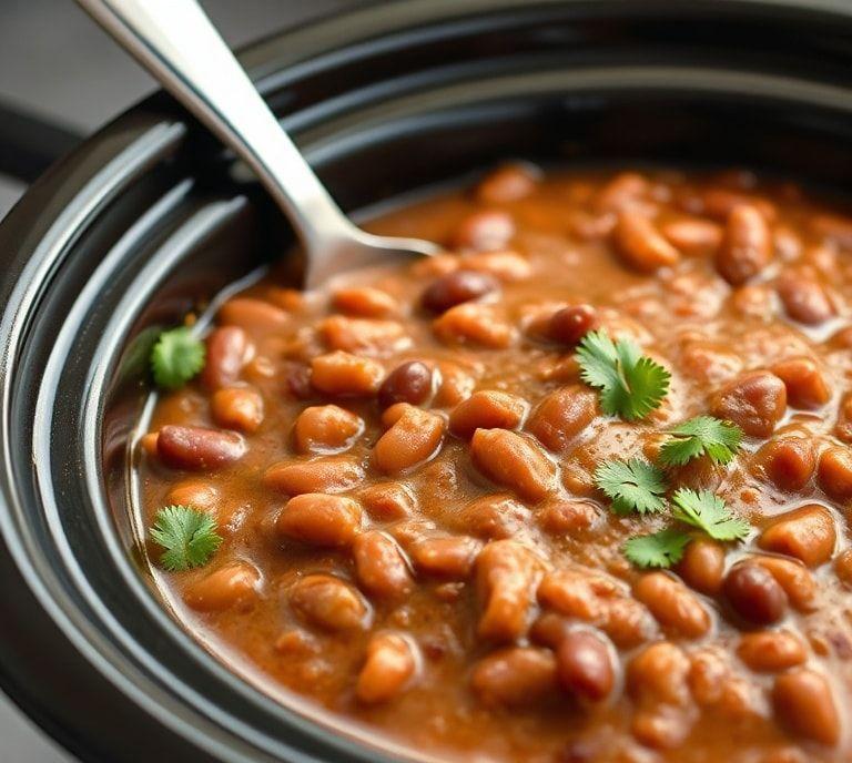 refried beans slow cooker recipe