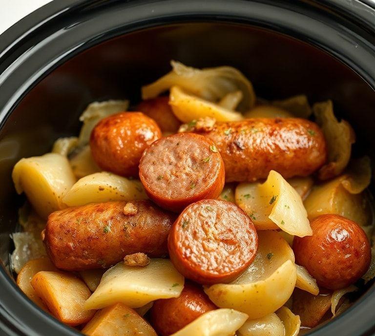 Sausage Potato Cabbage Slow Cooker Recipe (Guide)