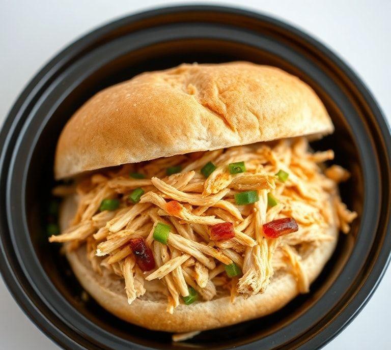 Shredded Chicken Sandwich Slow Cooker Recipe (Guide)