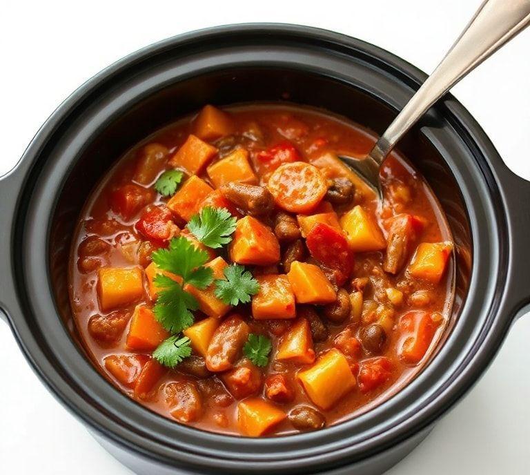Simple Vegetarian Chili Slow Cooker Recipe (Guide)