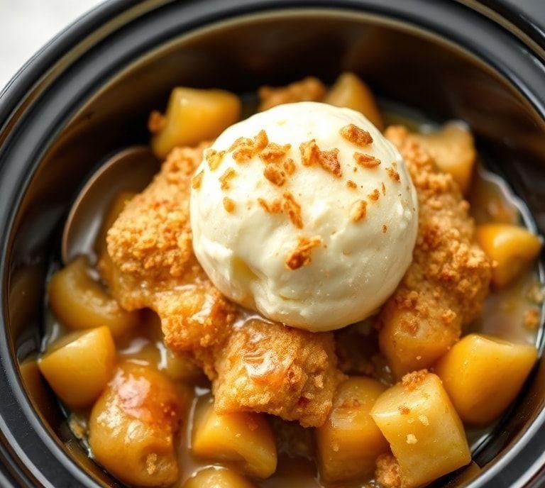Slow Cooker Apple Cobbler Recipe (Guide)
